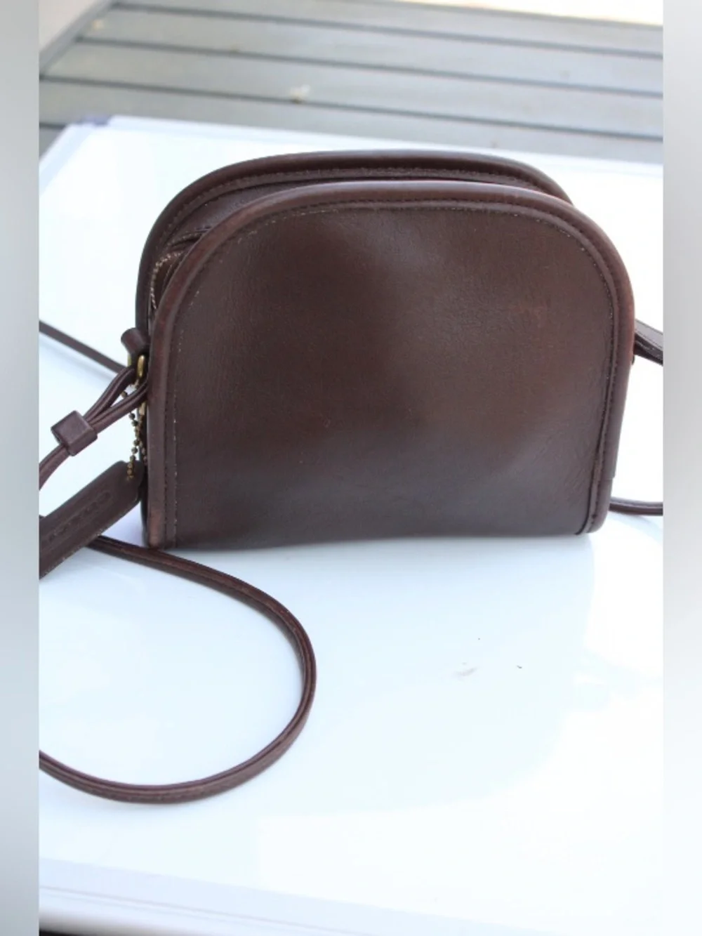 Vintage Coach Abbie zip bag